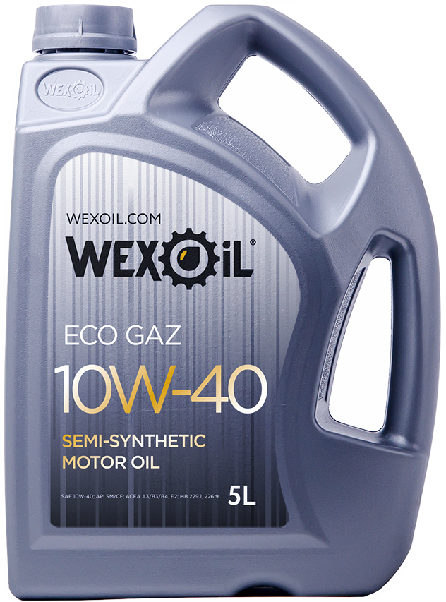 Олива моторна WEXOIL ECO GAZ 10W-40 5L